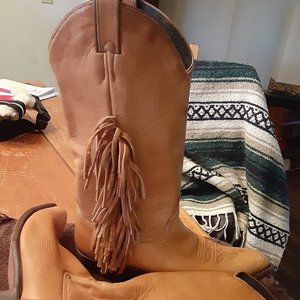 Code West Fringe Cowgirl Boots Size 7